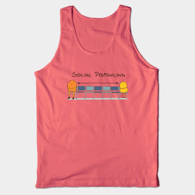 Social distancing Tank Top by Mimie20